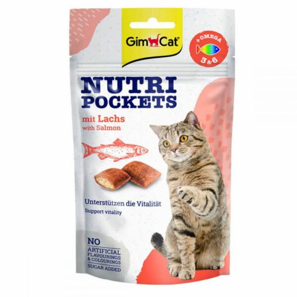 اسنک گربه جیم کت مدل Nutri Pockets