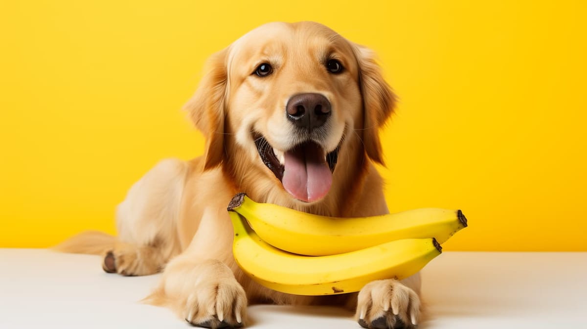 میوه مناسب برای سگ ها 
موز برای سگ